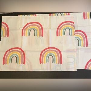 2 Pack Rainbow 🌈 Standard Pillow Cases New in Package.